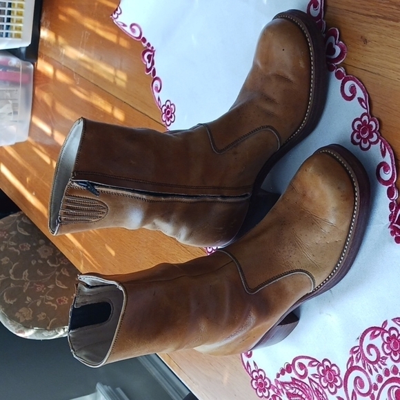 Vintage The Florshein Shoe Leather Boots - Picture 10 of 12